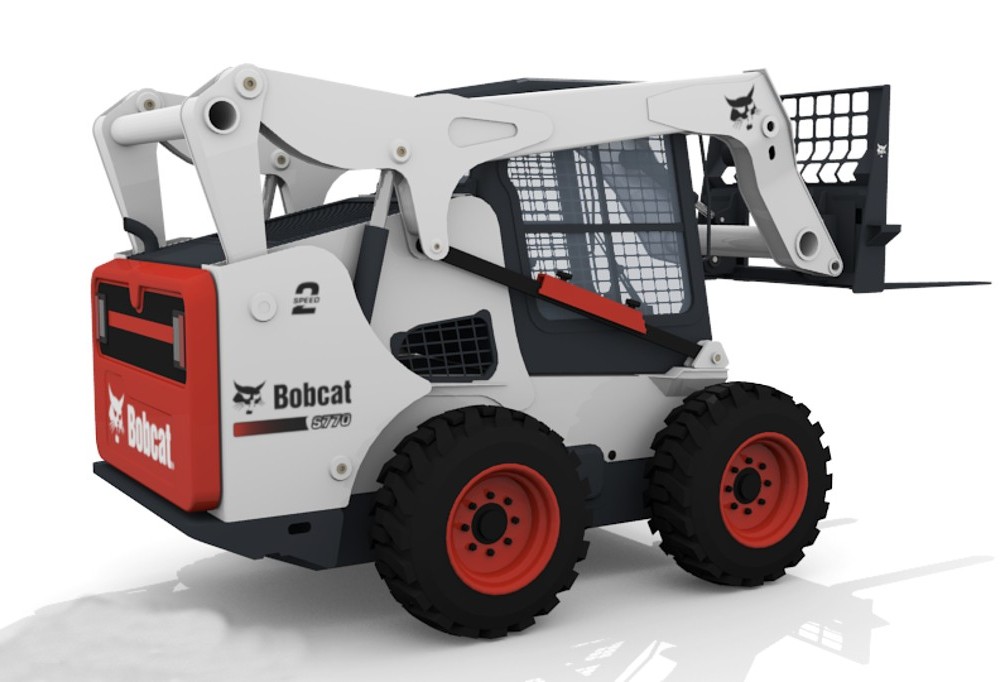 Мини погрузчик Мини-погрузчик Bobcat с вилами для погрузки